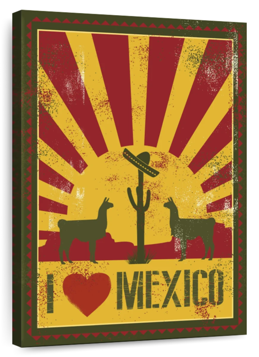 Mexican Flag Art: Canvas Prints, Frames & Posters