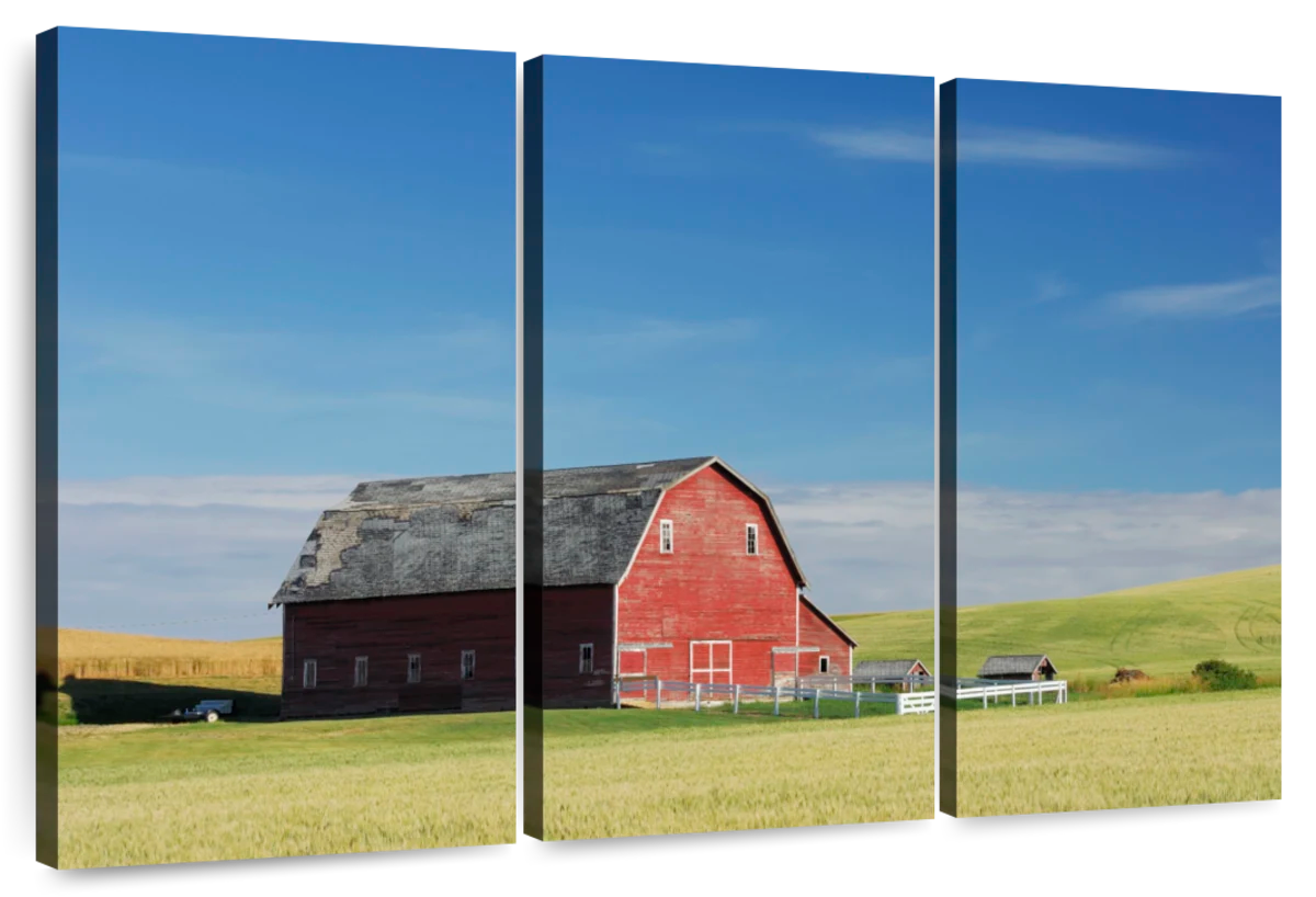 Rustic Barn Wall Art Canvas Print