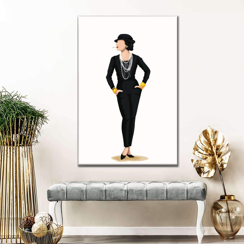 Coco Chanel Design Canvas Wall Art | ElephantStock