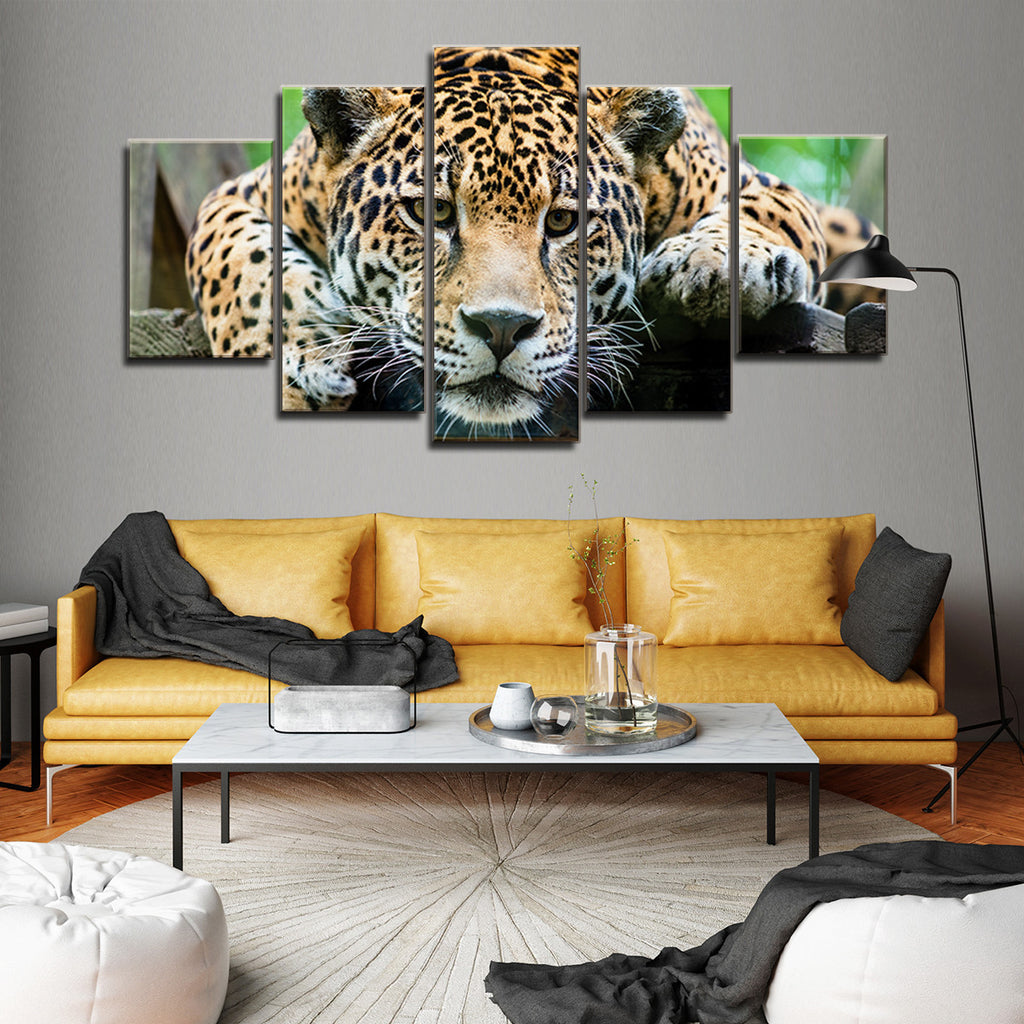  Leopard  Multi Panel Canvas Wall  Art  ElephantStock