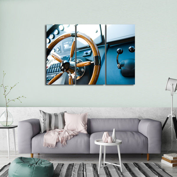 Luxury Yacht Multi Panel Canvas Wall Art