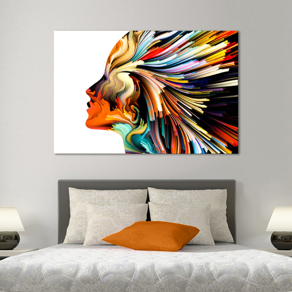 Profile Colors Multi Panel Canvas Wall Art Elephantstock 4627