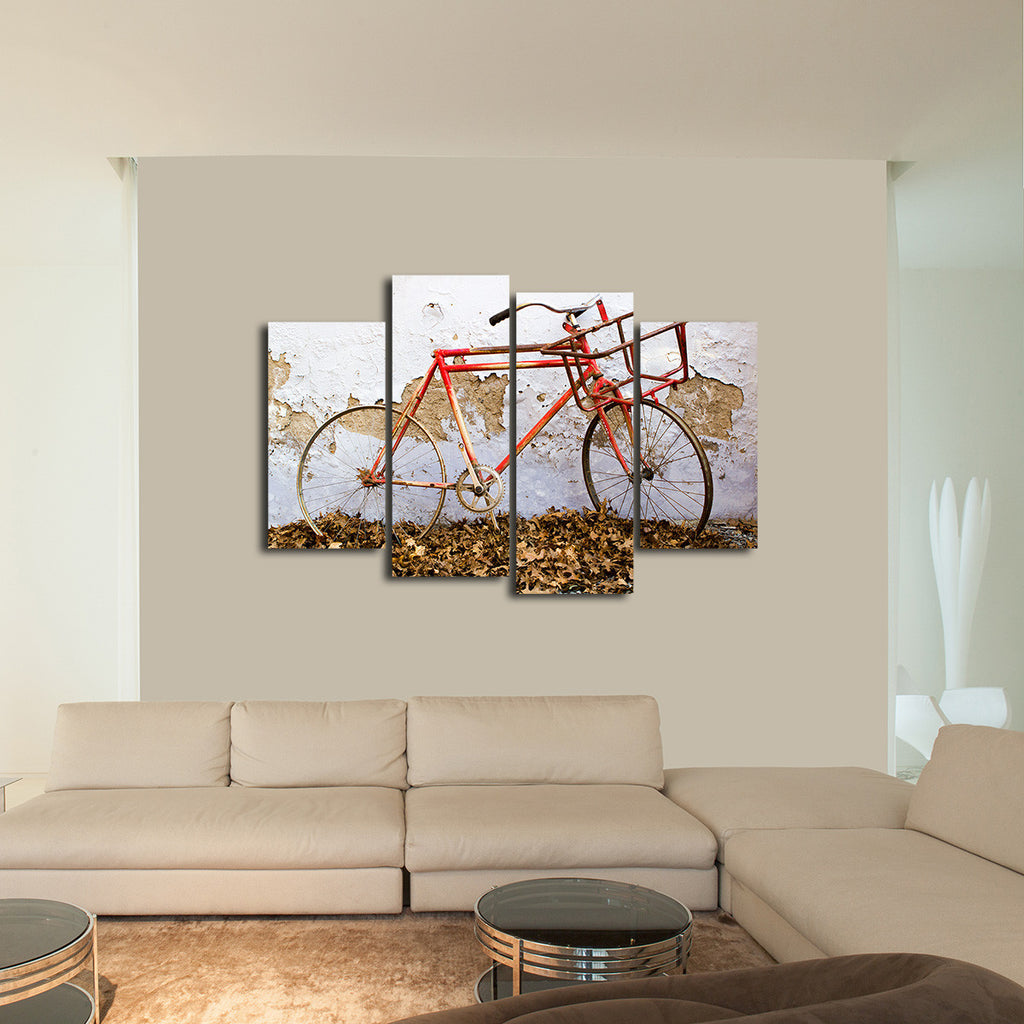 Rustic Bike Multi  Panel Canvas  Wall Art  ElephantStock