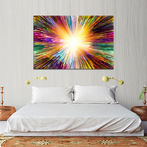 Virtual Colors Multi Panel Canvas Wall Art | ElephantStock