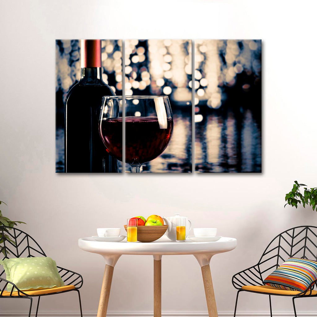 Festive Red Wine Wall Art | Photography