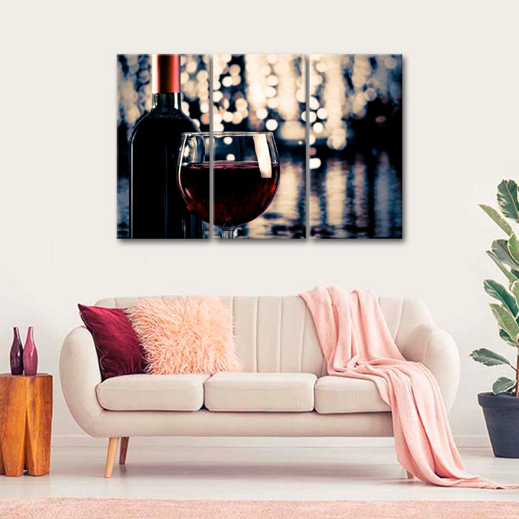 Festive Red Wine Wall Art | Photography