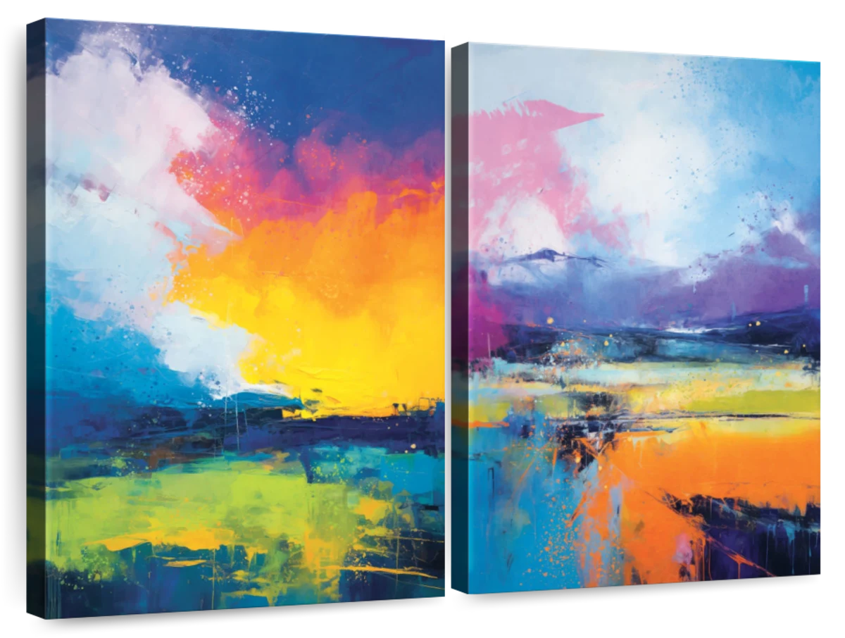 Vibrant Watercolor Set: Perfect for Landscape Painting