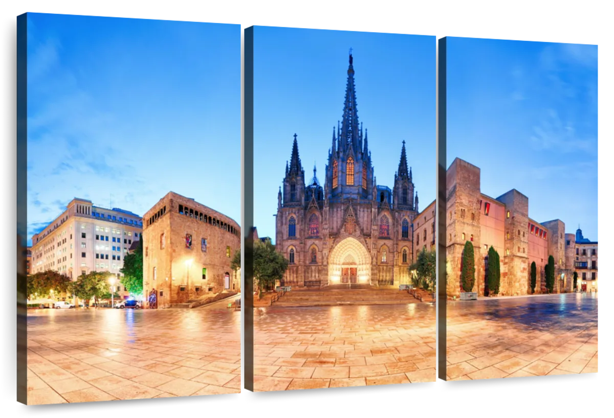 Barcelona Cathedral Lights Wall Art | Photography