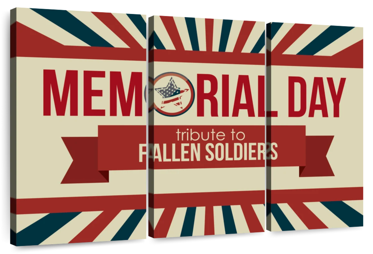 US Memorial Day Tribute Wall Art Digital Art