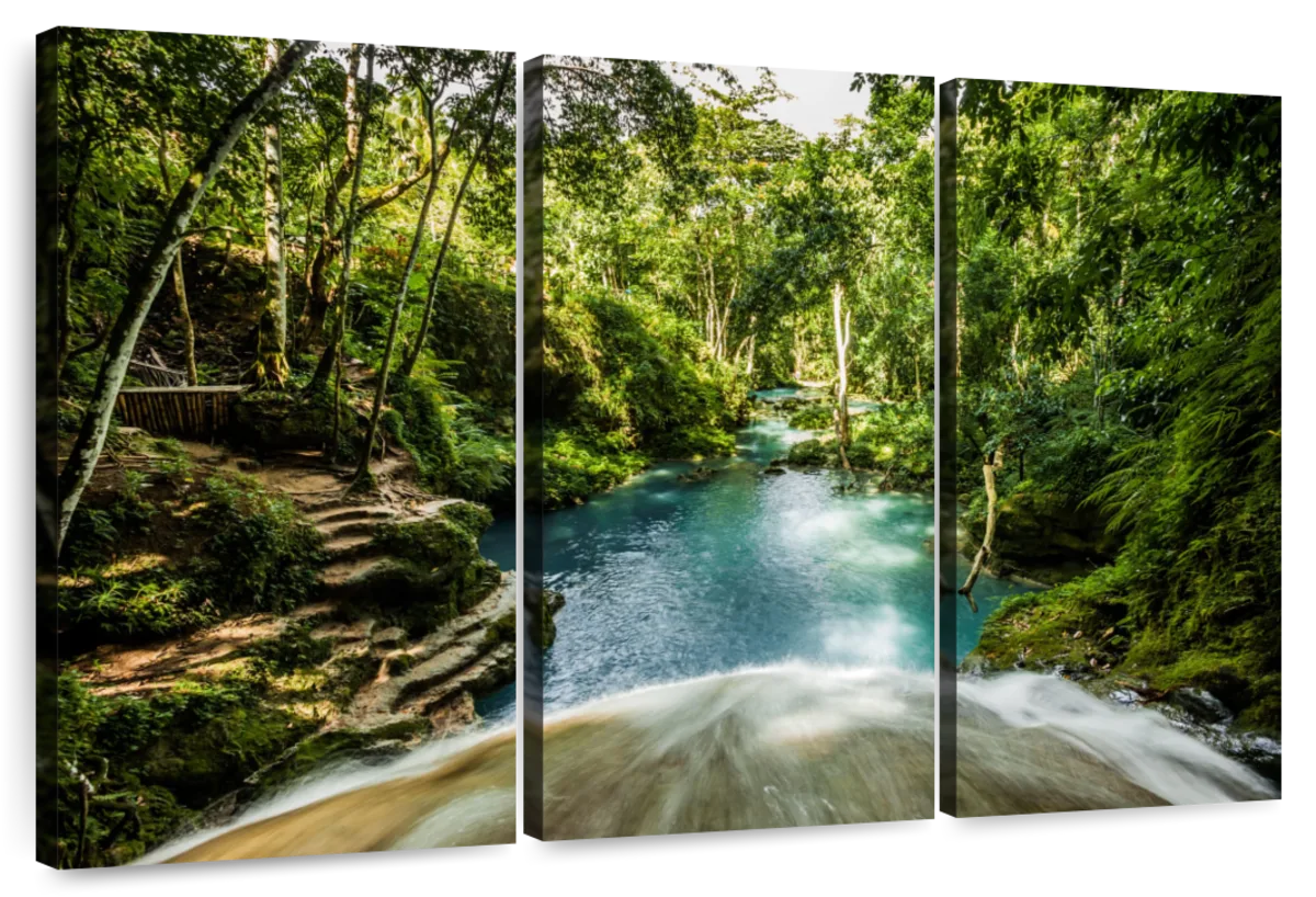 Jamaican Waterfall Paradise Wall Art | Photography