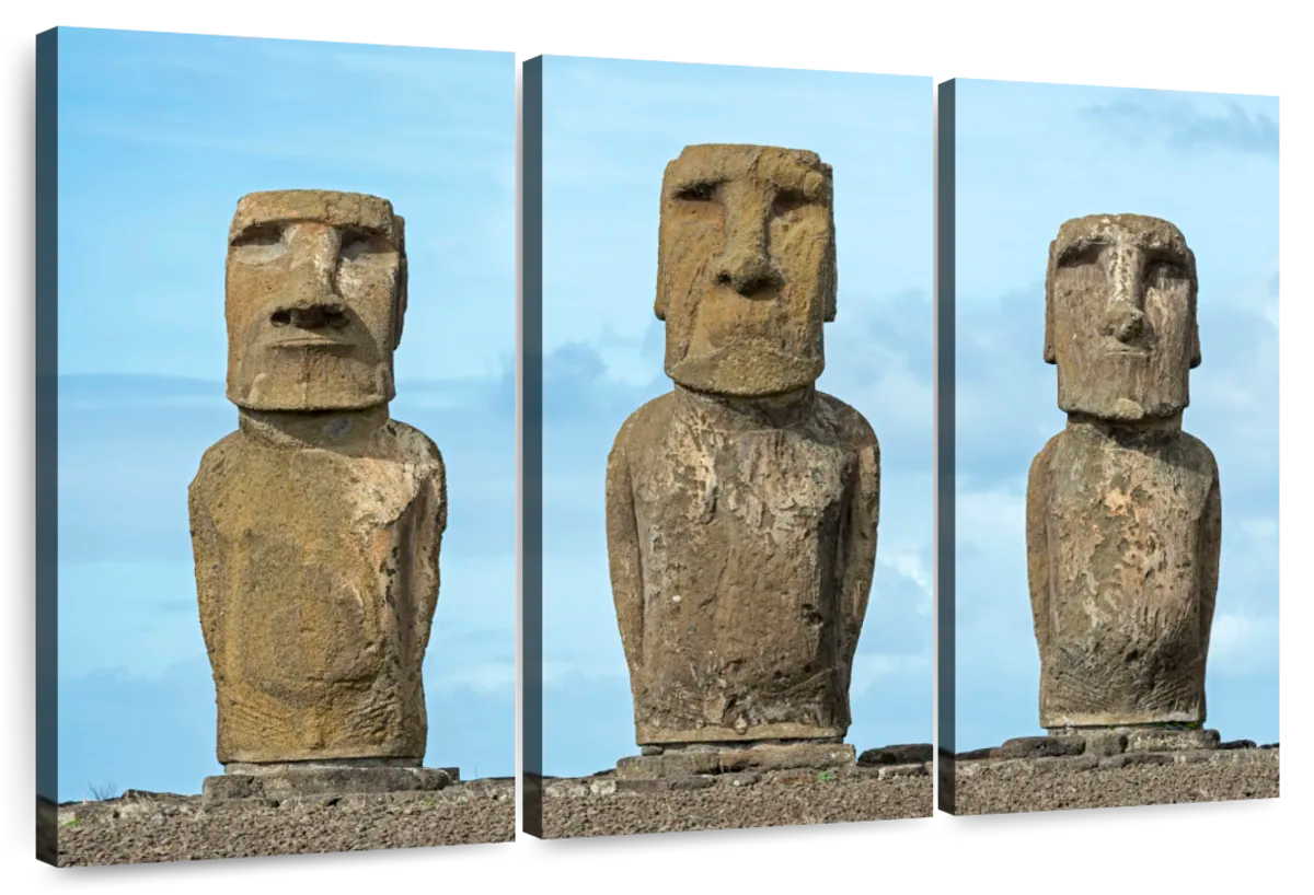 Moai Stone Face | Art Print