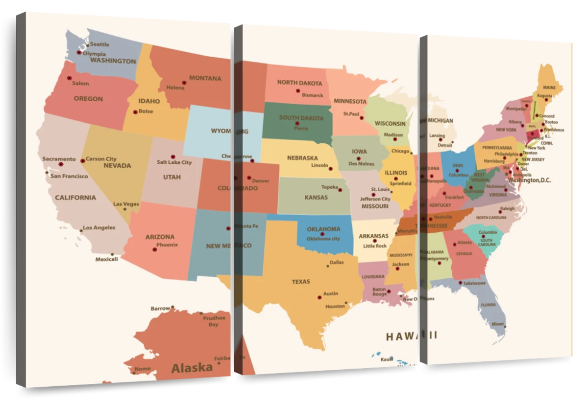 world political map printable