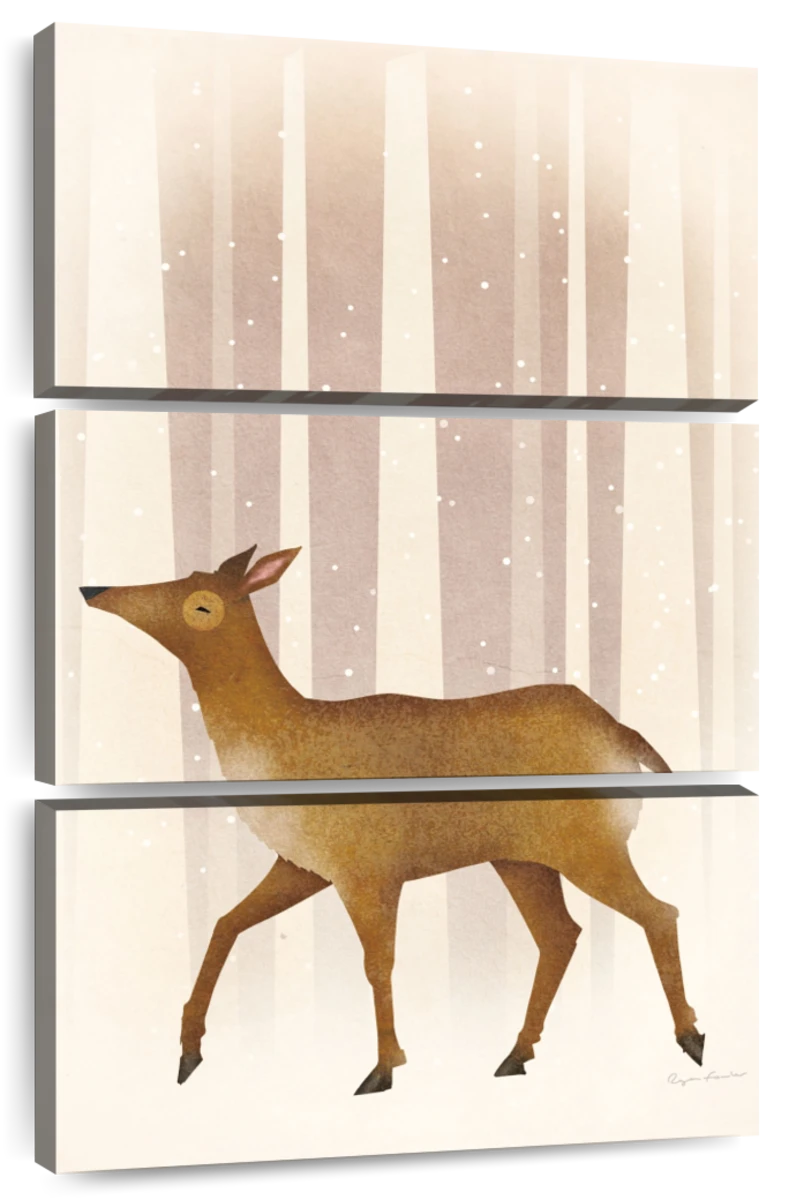 Snowy Doe Wall Art