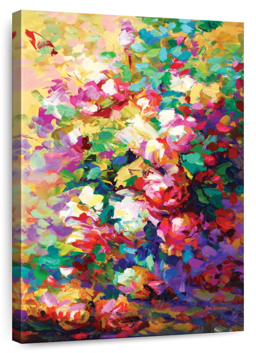 Colorful Abstract Roses Art: Canvas Prints, Frames & Posters