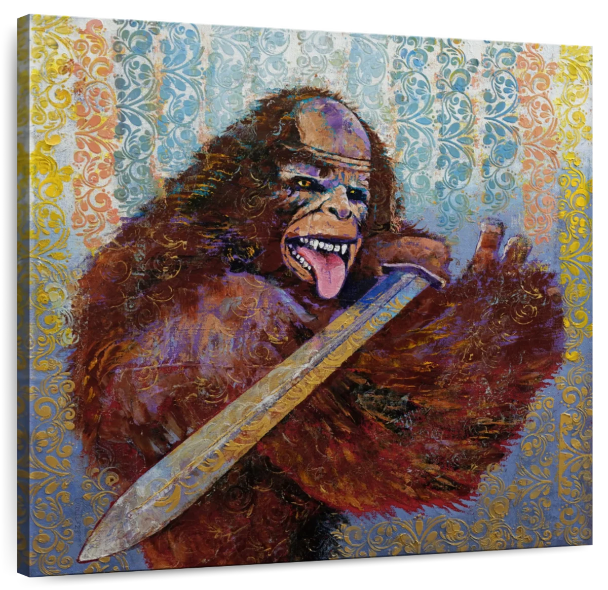 COLORADO AVALANCHE bigfoot Yeti 3D Wall Sign Wall Art 