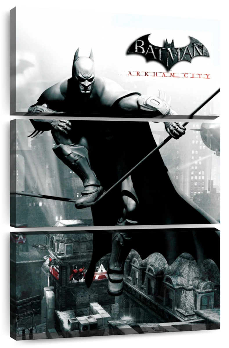 Batman Arkham On The Cable Wall Art | Digital Art