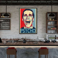 American psycho illustration framed canvas Wall Decor