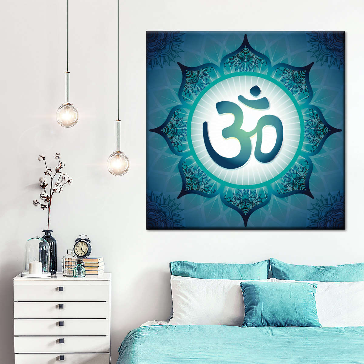 om symbol painting