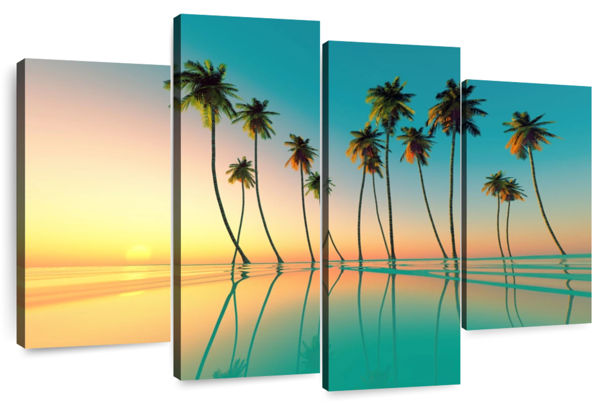 Cool Coconut Palms Wall Art | Photography