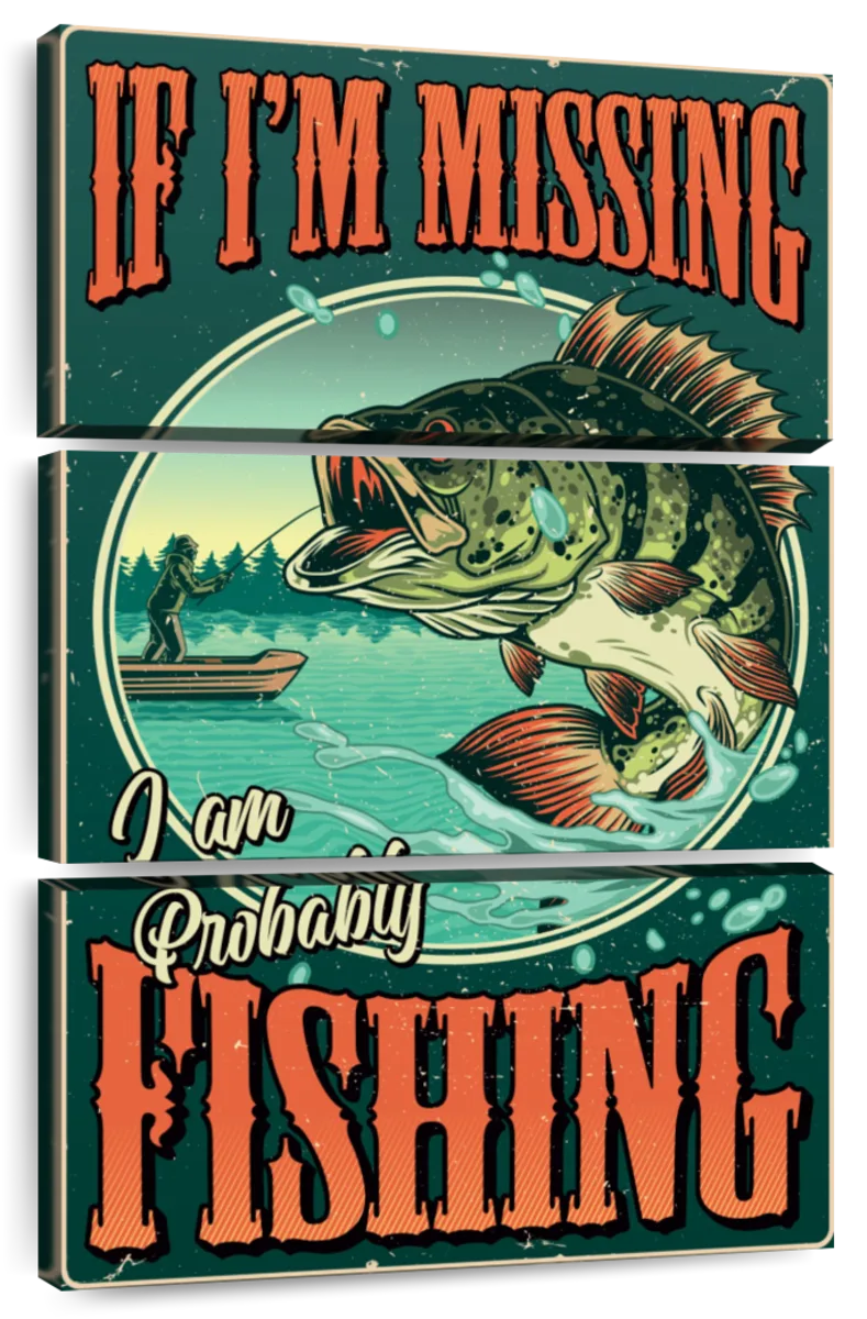 Bass Fishing Wall Art