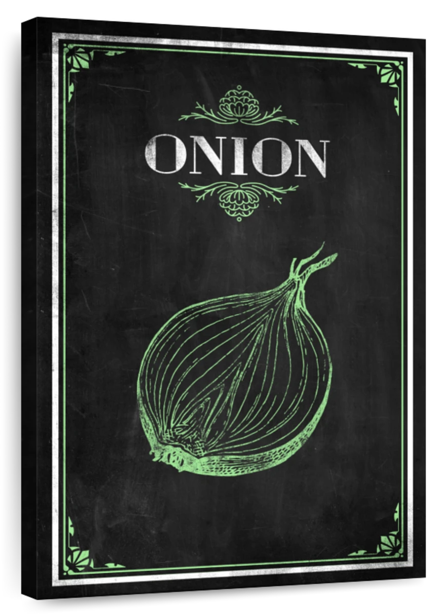 Onion Art: Canvas Prints, Frames & Posters | Poster