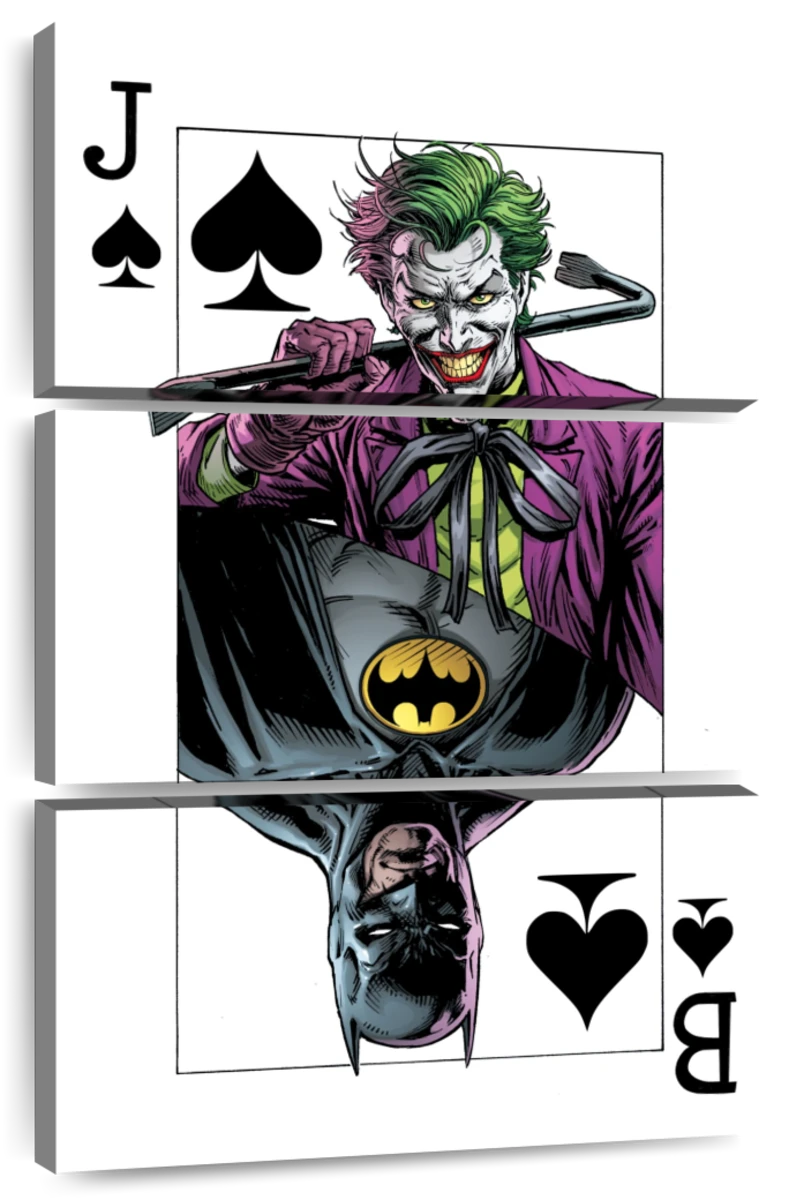 batman joker playing card