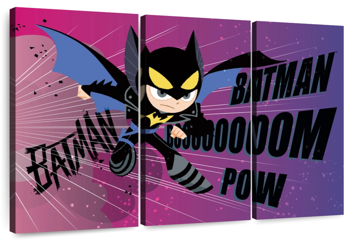 Batman Boom Pow Wall Art | Digital Art