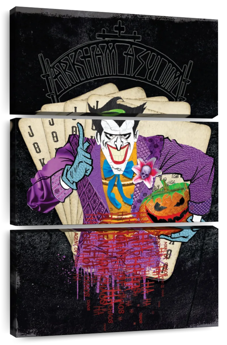 joker poster arkham asylum