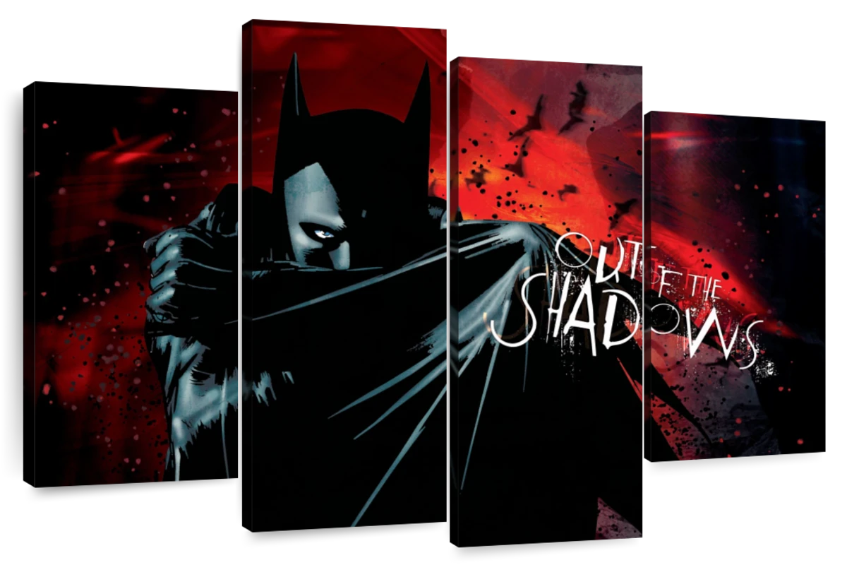 Batman Out Of The Shadows Wall Art | Digital Art