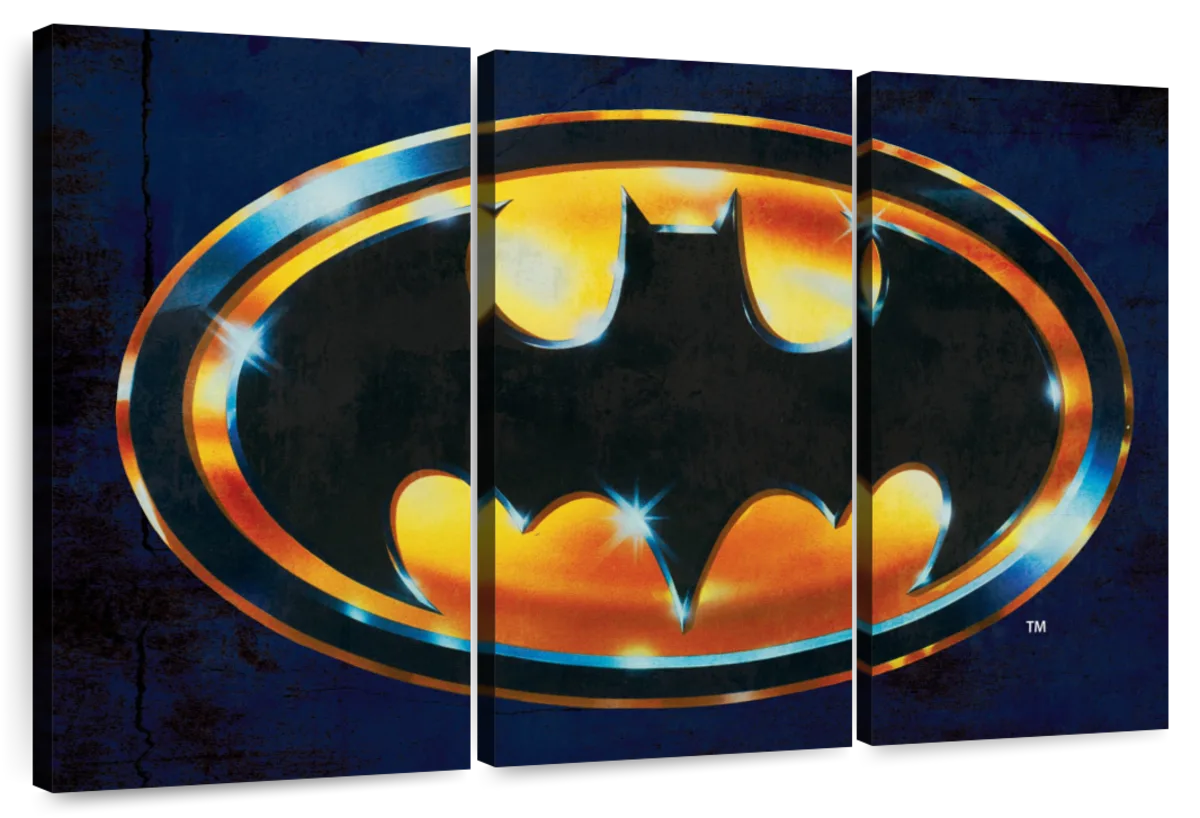 Batman Shiny Emblem Wall Art | Digital Art