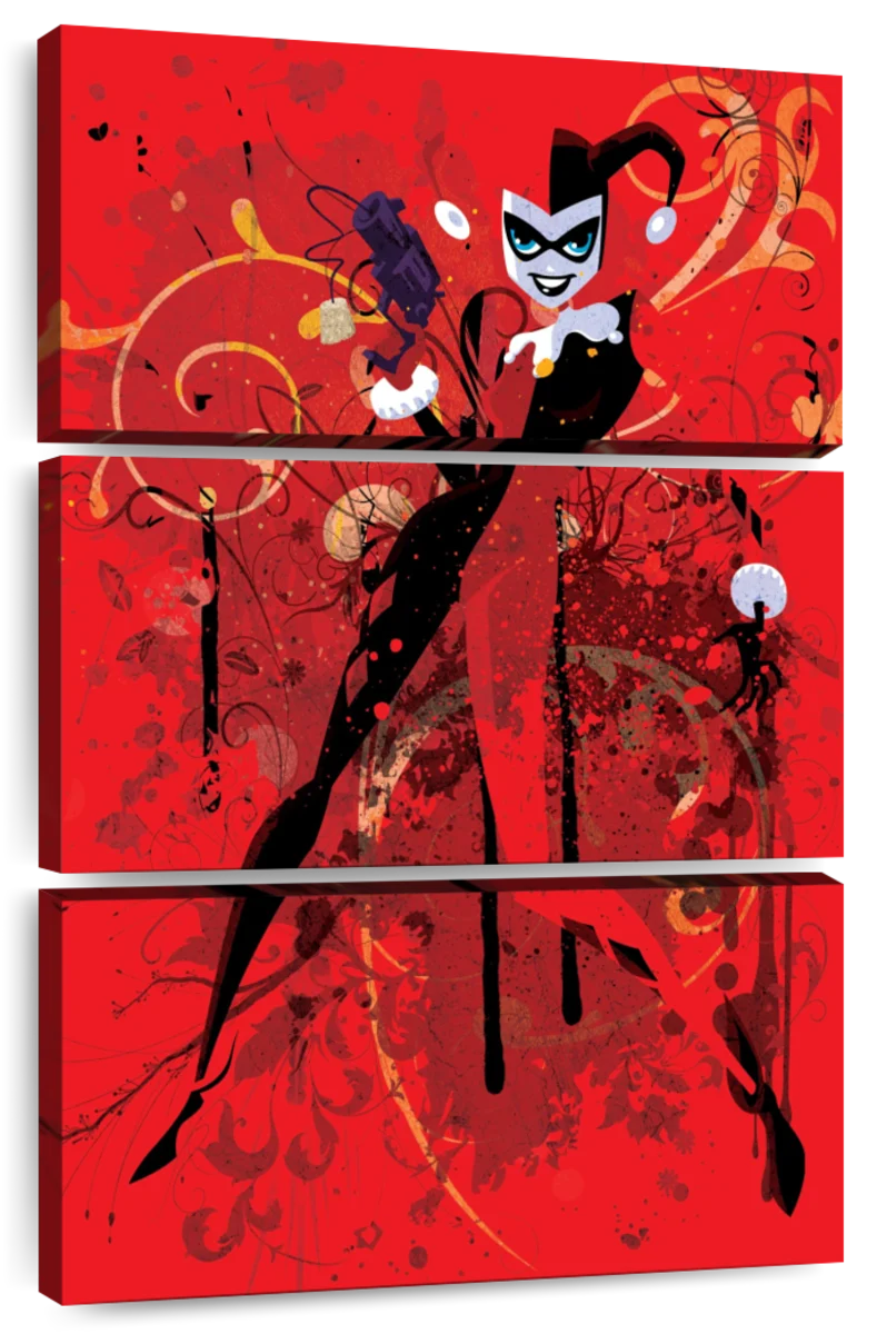 Batman Harley Quinn Jester Wall Art Digital Art 