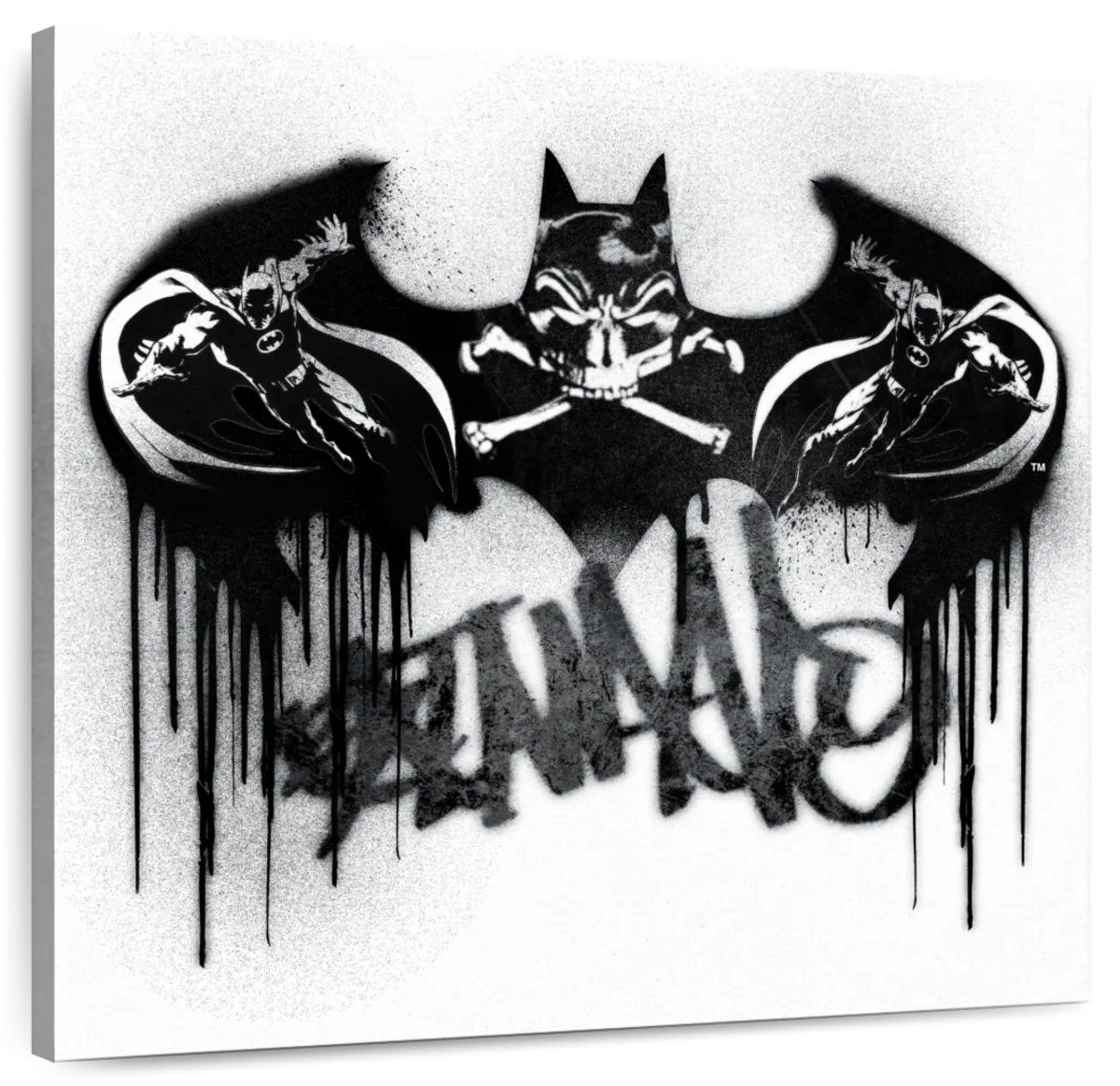 batman logo drawing