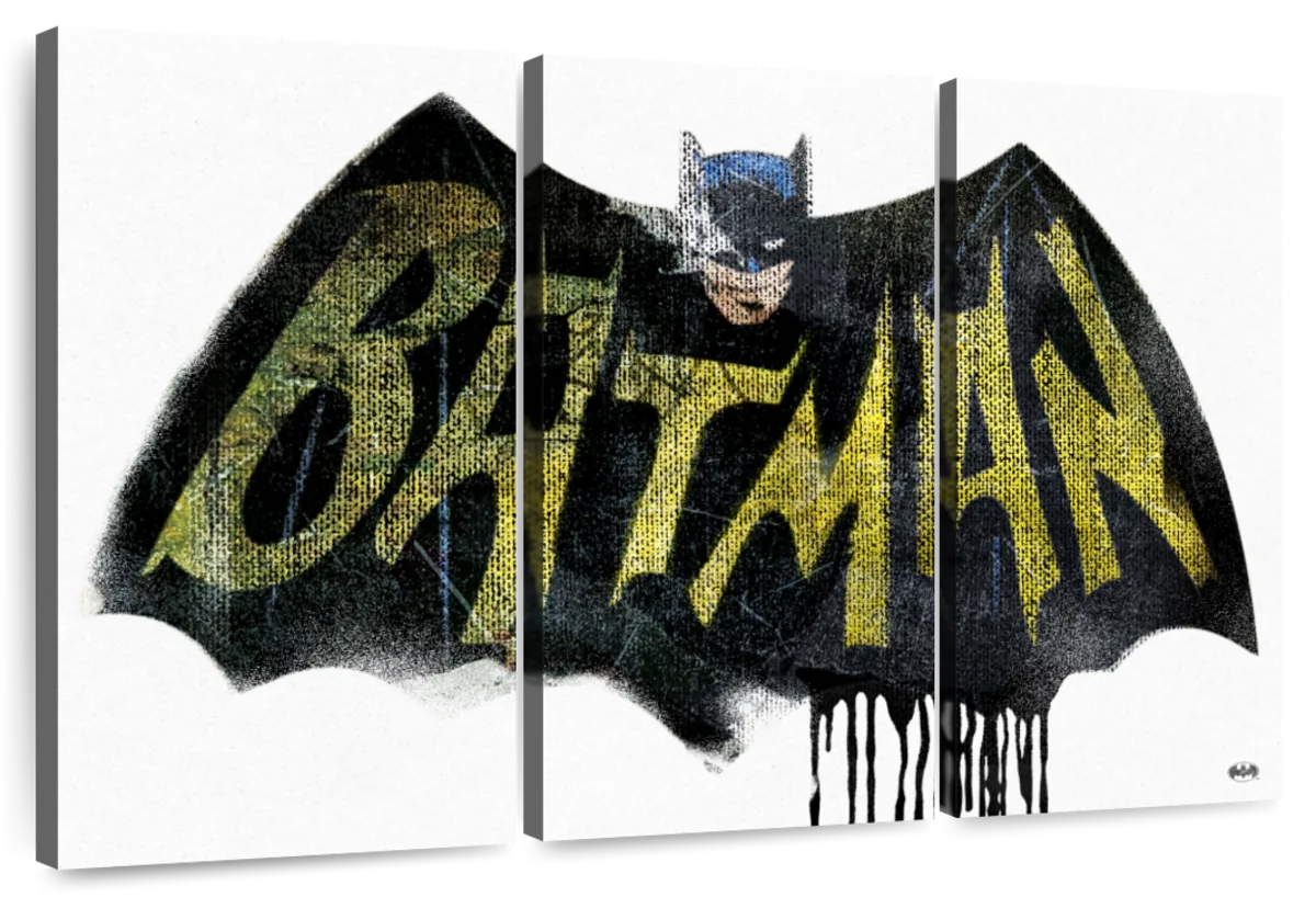 Batman Gothic Grunge Drip Wall Art | Painting