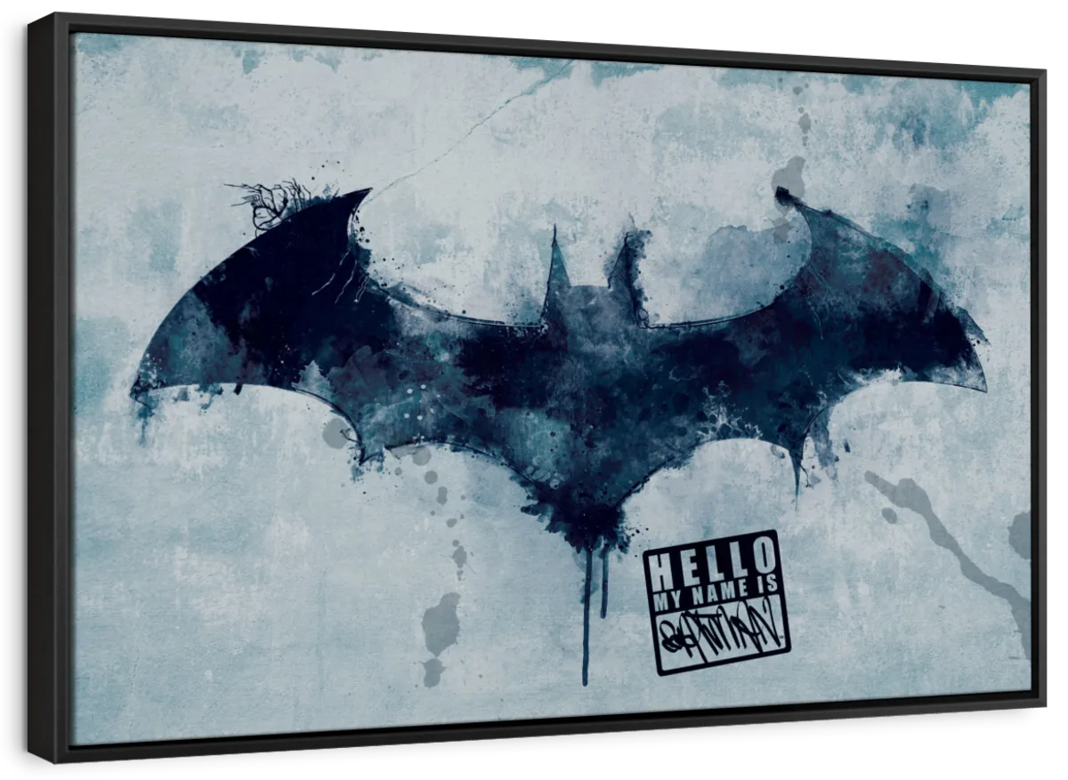 Batman Watercolor Wall Art | Digital Art