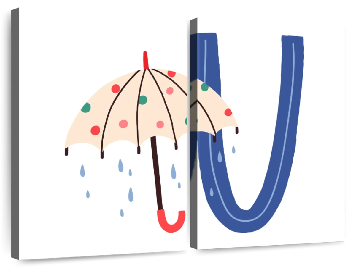 u is for umbrella craft