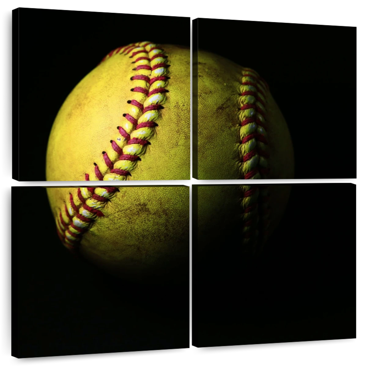 softball black background