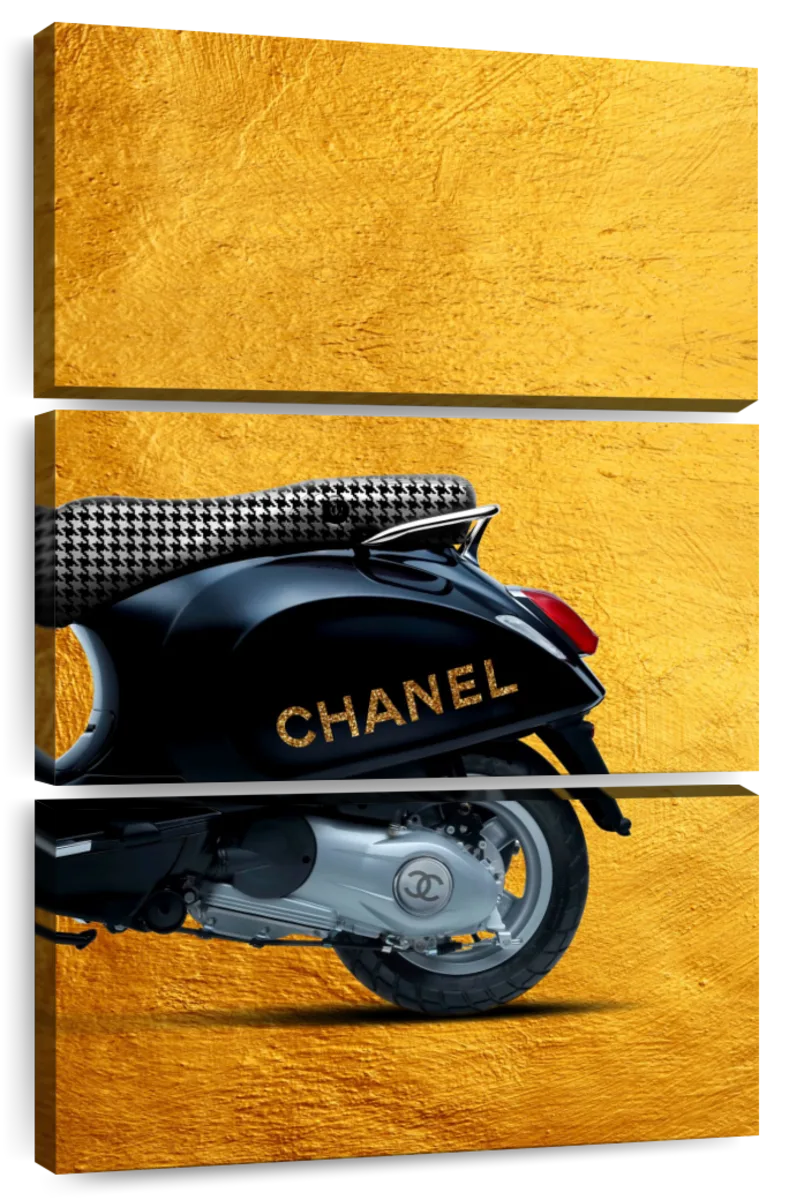 Vespa Chanel II Wall Art | Digital Art | by Alexandre Venancio