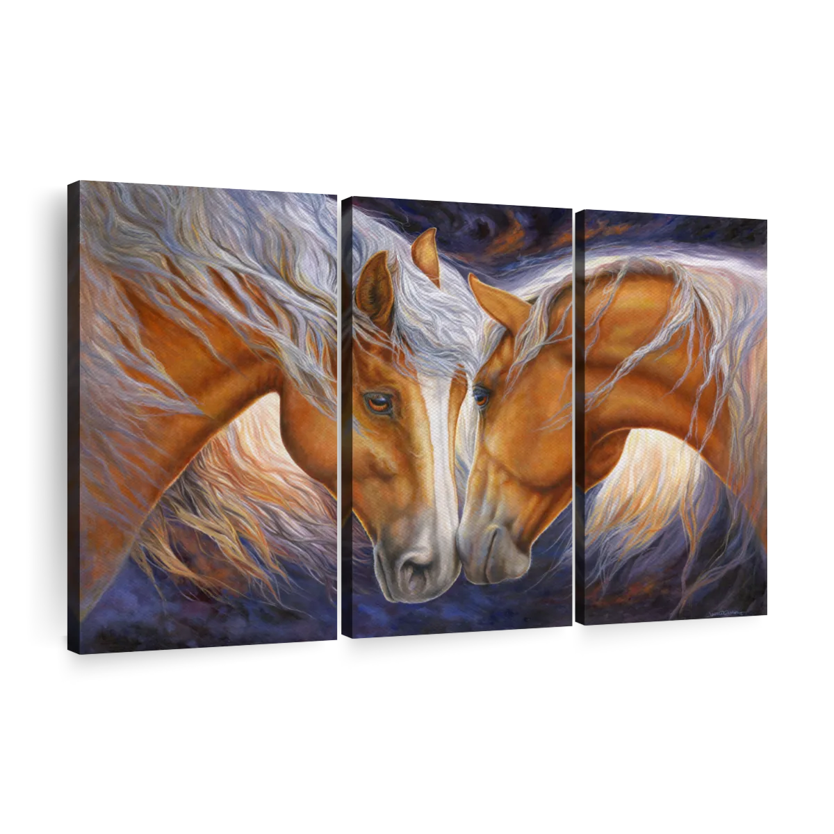 Equine First Kiss Wall Art | Painting | by JEANNE WARREN