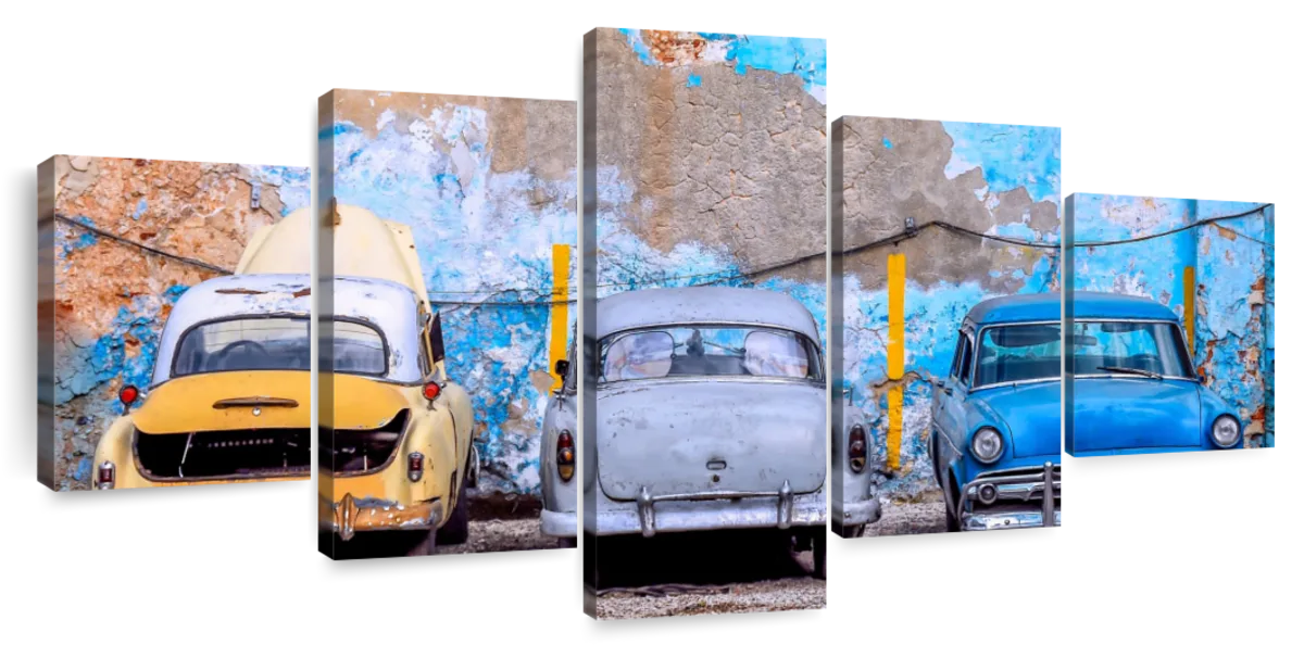 Cuban Old Cars Art: Canvas Prints, Frames & Posters