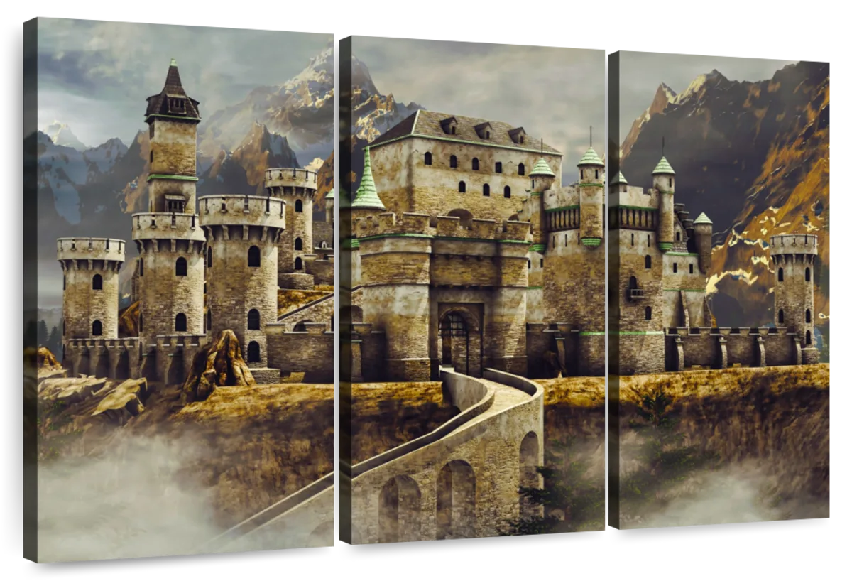 medieval castle art