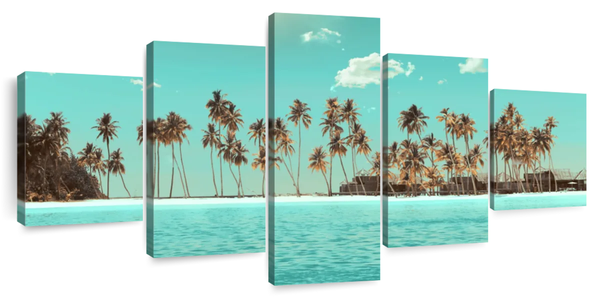 Sunny Beach Paradise Wall Art | Photography