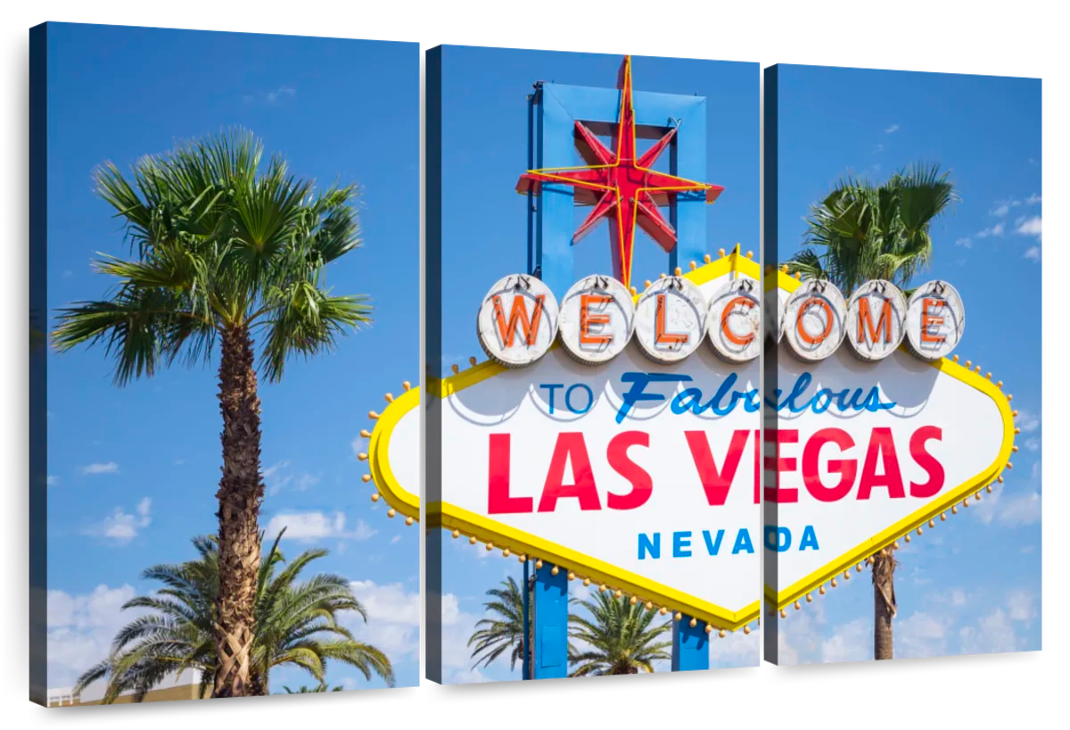 Las Vegas Sign Print: Welcome to Las Vegas Sign Photo Las 