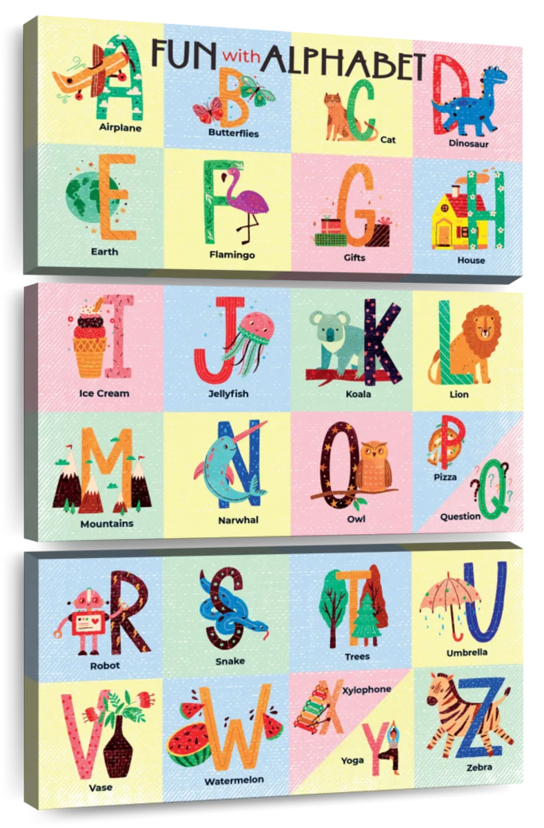 Fun Letters Art: Canvas Prints, Frames & Posters