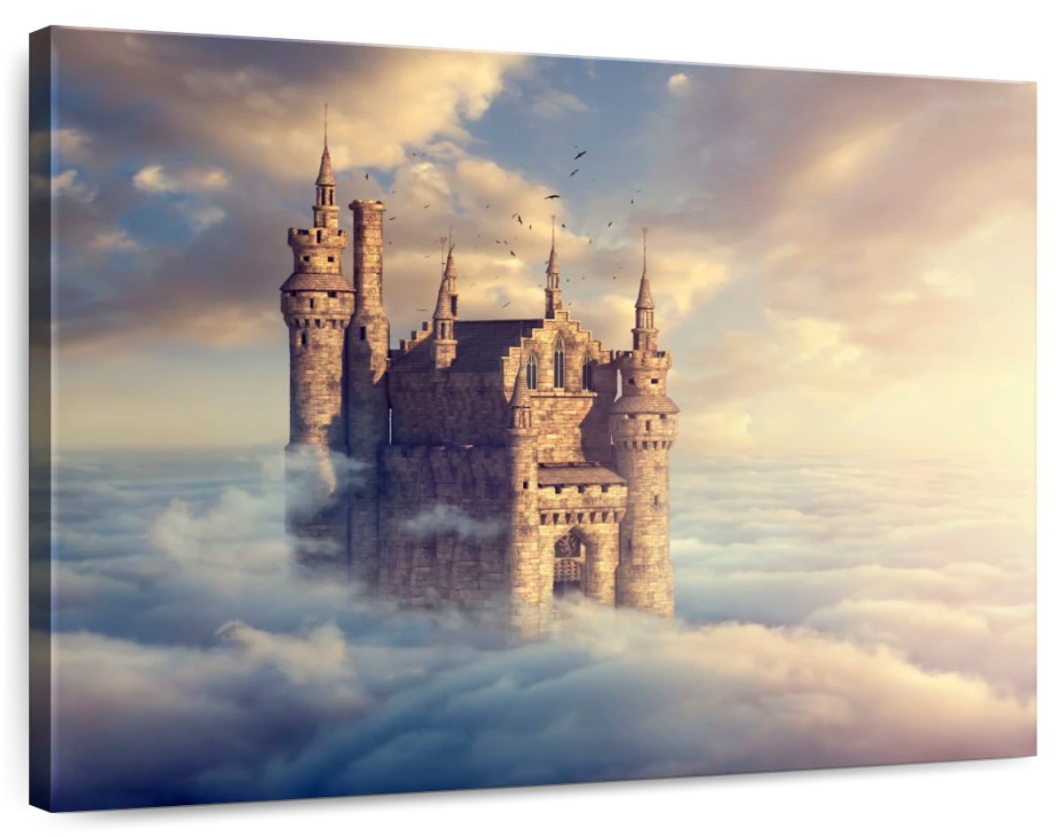 Fantasy Castles Wall Art  Paintings, Drawings & Photograph Art Prints