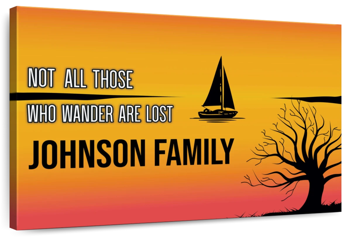 Personalized Not All Those Who Wander Are Lost Ii Wall Art Digital Art 