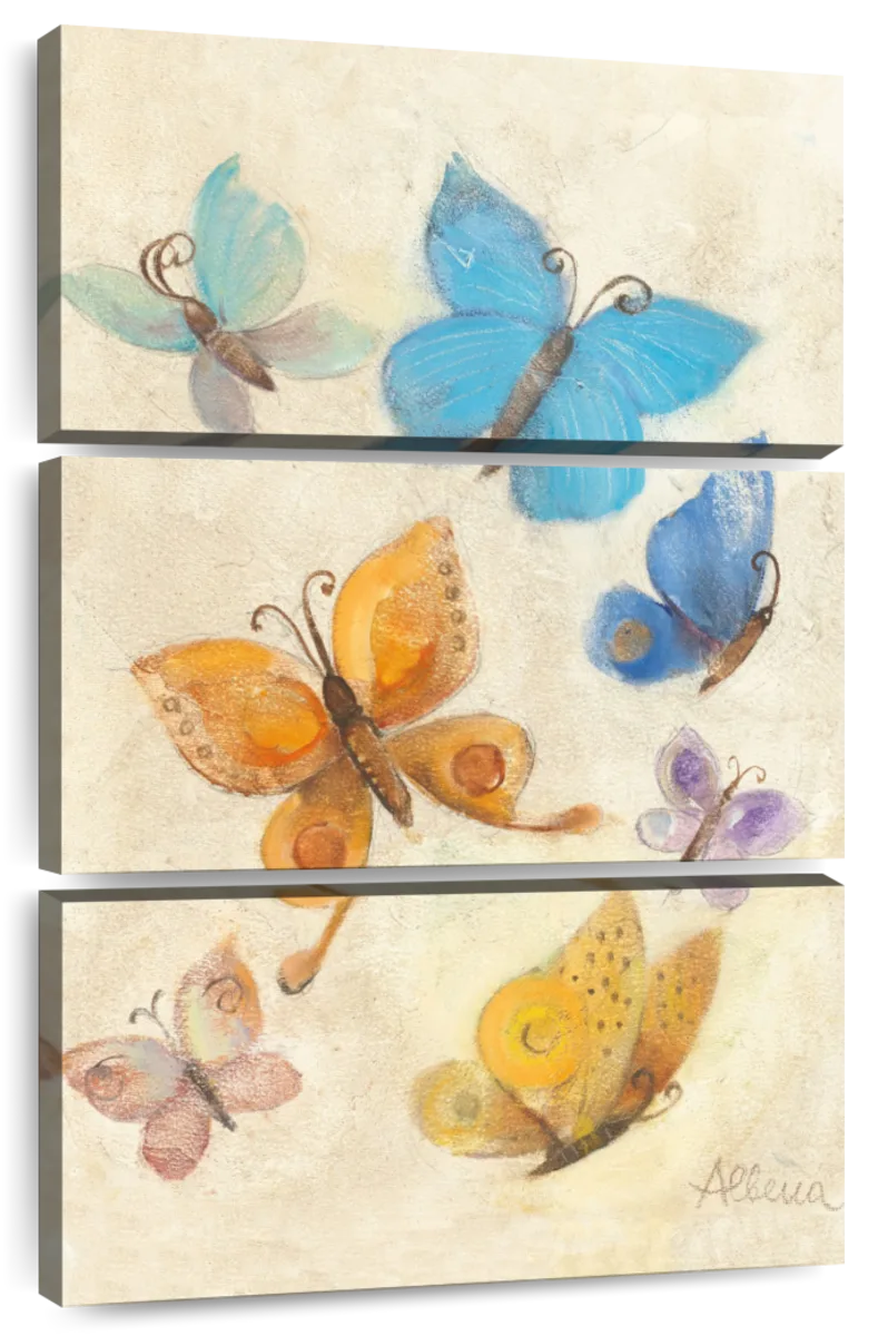 Butterfly Wall Sculpture - Vertical Flights