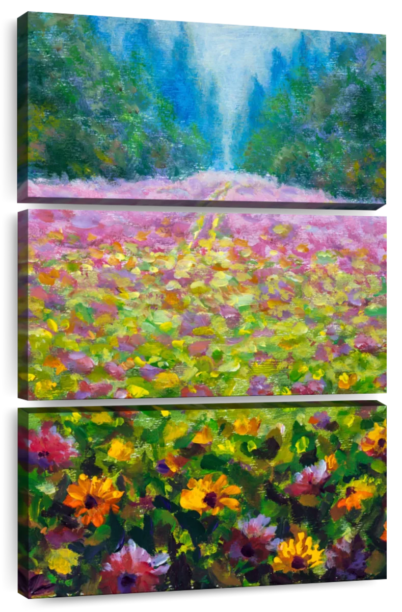Wildflowers Art Print | Flower Wall Decor | Flower Art