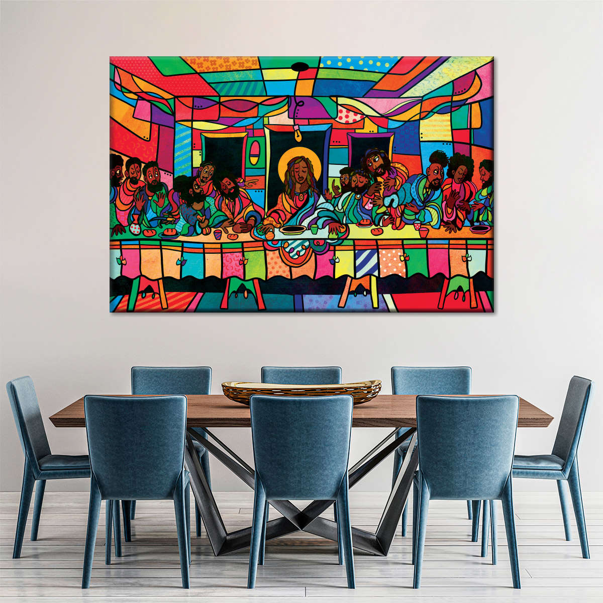 Image of Last Supper Abstract Wall Art