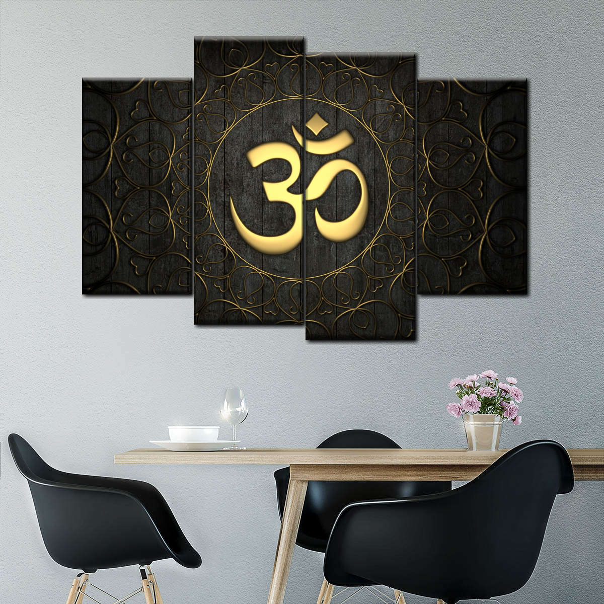 om symbol painting