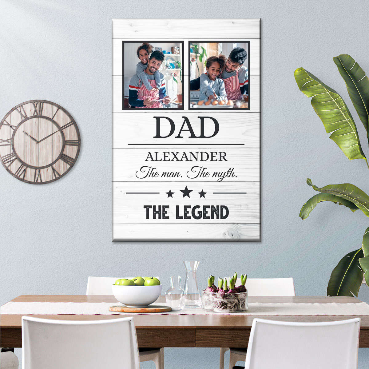Personalized Dad The Legend Wall Art: Canvas Prints, Art Prints ...